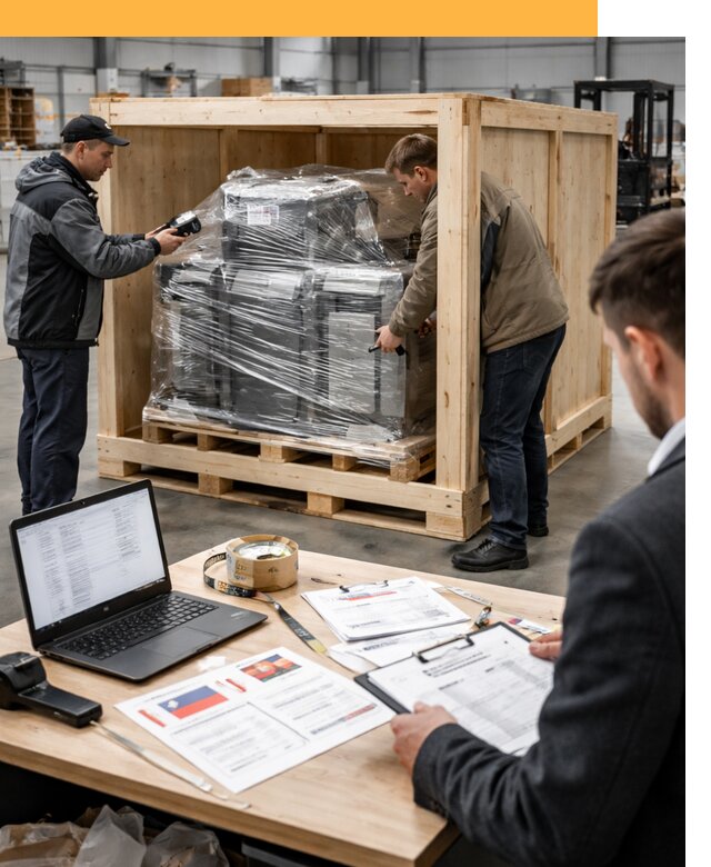 Доставка промышленного оборудования из США от 67574 руб