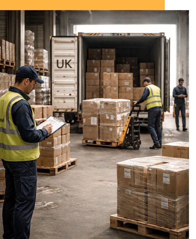 Доставка грузов из Великобритании с таможенным оформлением от 12995