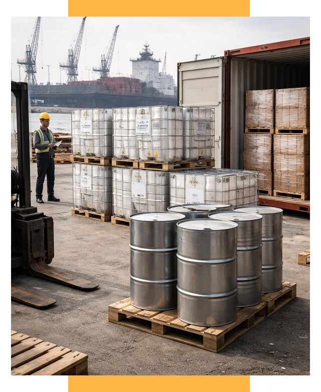 Доставка химического сырья из Индии от 259900 р. | СетСервис-Клы