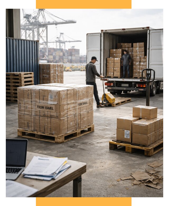 Доставка грузов из Израиля от 15594 р., логистика от СетСервис-Клы