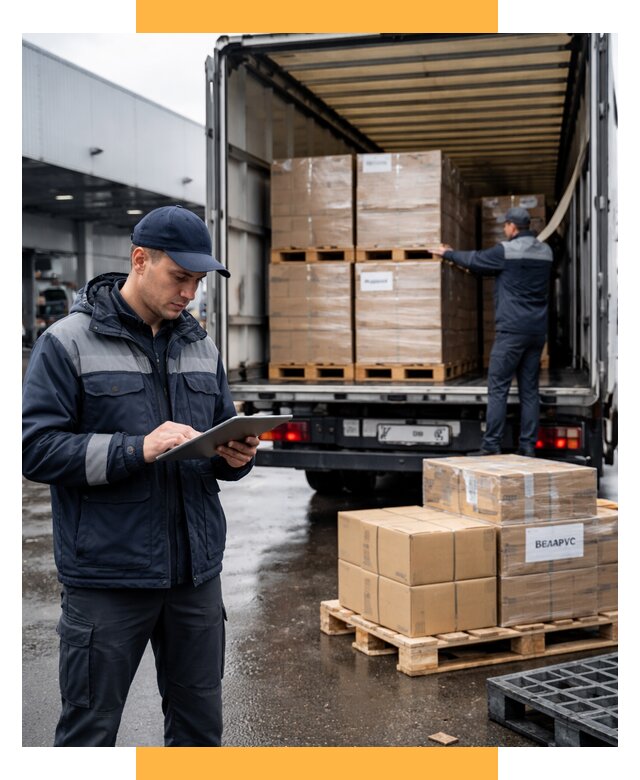 Доставка грузов из Беларуси от 15594 р. логистика СетСервис-Клы