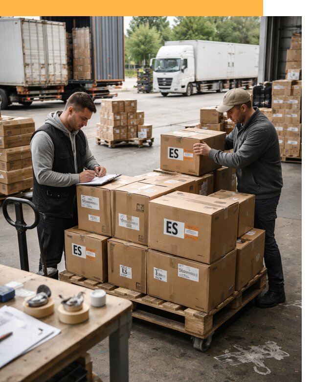 Доставка грузов в Испанию автотранспортом от 36386 руб