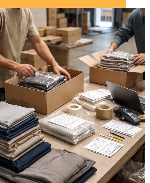 Перевозка одежды по миру от 7797 руб. с таможенным оформлением