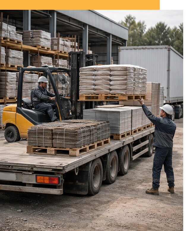 Перевозка строительных материалов по миру от 5718 руб