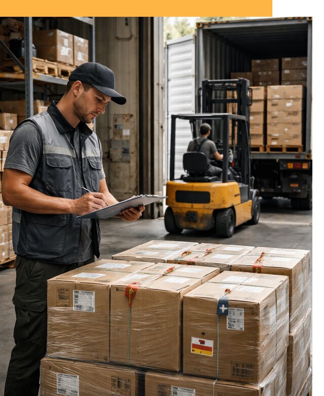 Реэкспорт товаров с таможенным оформлением и доставкой от 12475