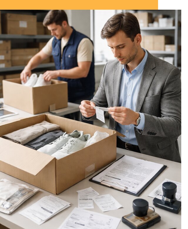 Таможенное оформление одежды и обуви по выгодной цене от 6757 руб